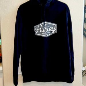 Hurley Men’s Black Sweatshirt Size Medium.Pull Over Hoodie Great Deal! Surf